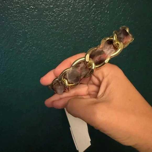 NWT Leopard Silk and Gold Eugenia Kim Headband - Picture 2 of 2